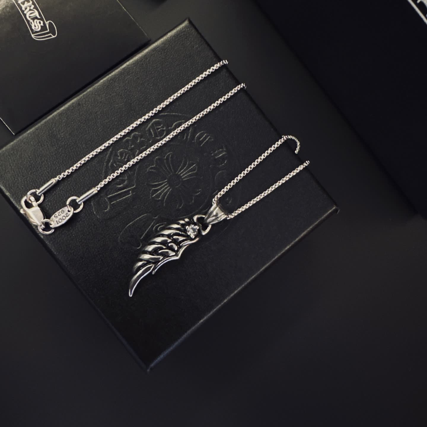 Chrome Hearts Wing Pendant Necklace
